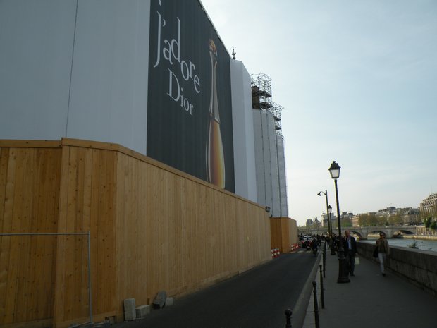  quais, immeuble en cours de rénovation